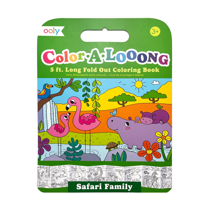 Color-A-Looong 5' Fold Out Kids Coloring Book - Ocean Adventure Color-A-Looong 5' Fold Out Kids Coloring Book - Ocean Adventure