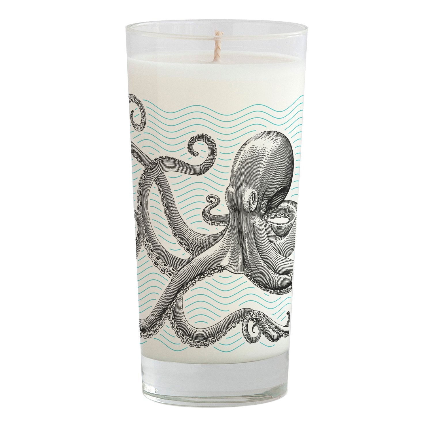 Skeem - Aegean Drinking Glass Candle, Octopus