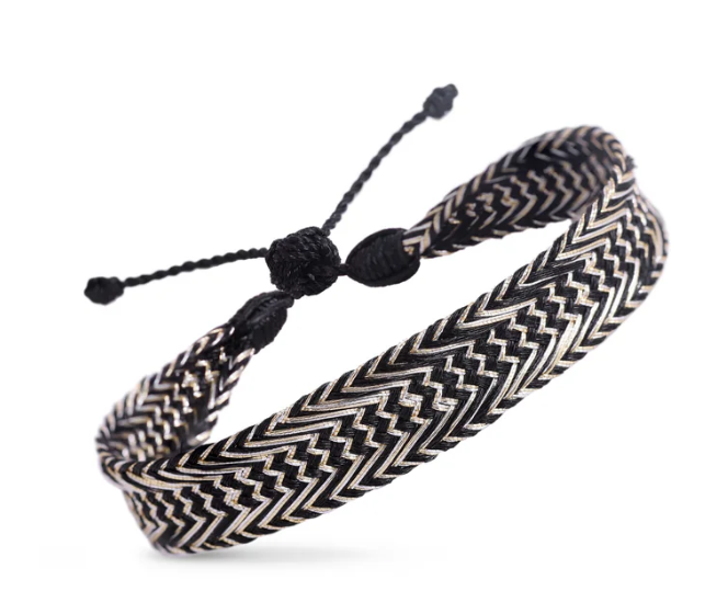 WS - Nerry n°2 Bracelet - MEN (Gold & Silver Ebony)